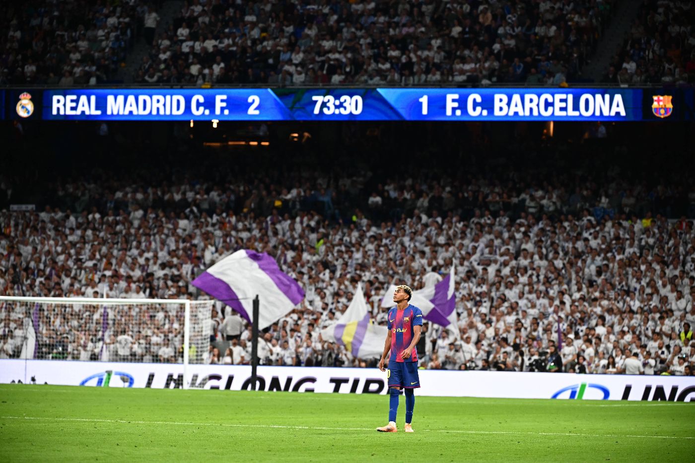 Ламин Ямаль на «Сантьяго Бернабеу»