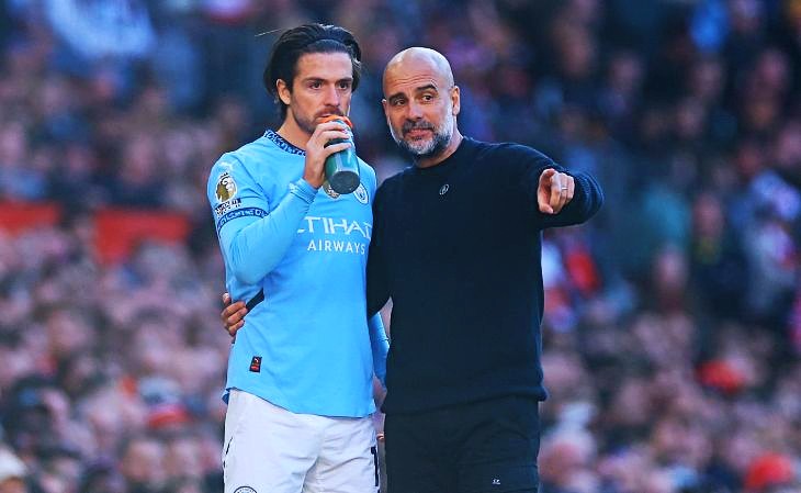 Джек Грилиш и Хосеп Гвардиола