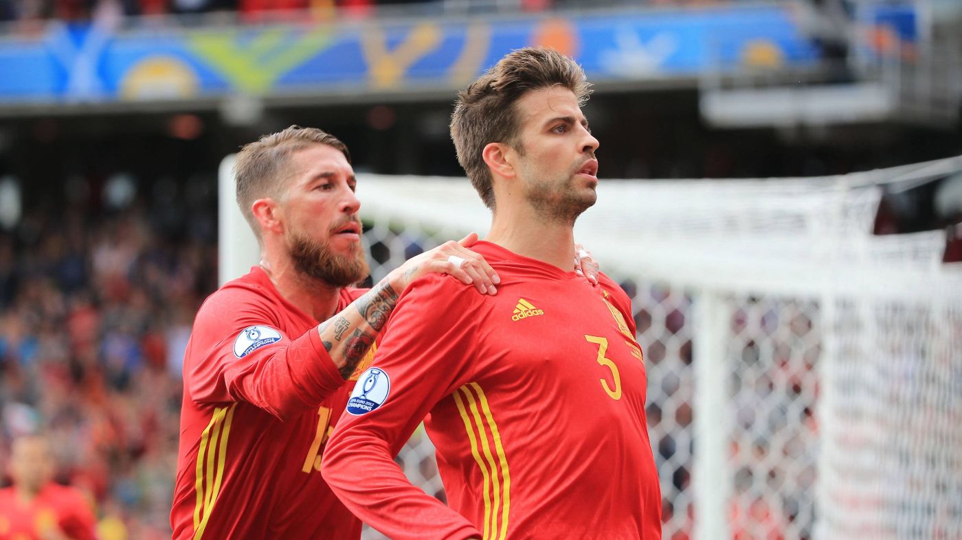 Серхио Рамос и Жерар Пике