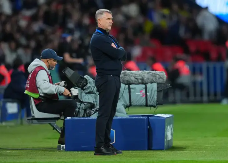 Сложнейший матч для команды Сергея Реброва, но украинцы держатся