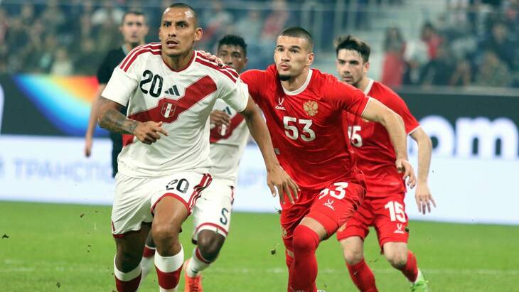 Эпизод матча Россия — Перу