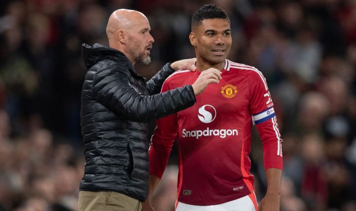 Эрик тен Хаг и Каземиро