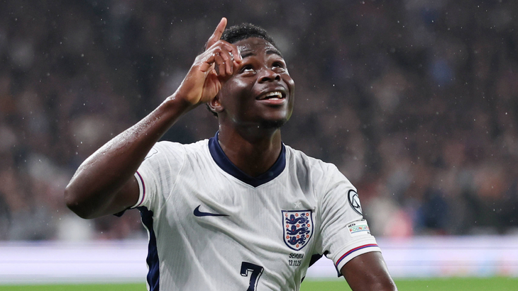 Букайо Сака — игрок сборной Англии