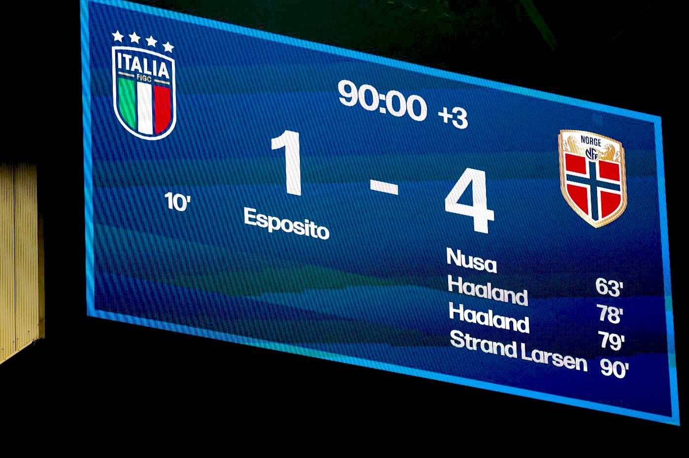 Сборная Норвегии дважды разгромила Италию в квалификации ЧМ-2026