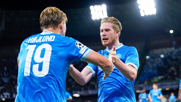 Расмус Хёйлунн и Кевин Де Брёйне