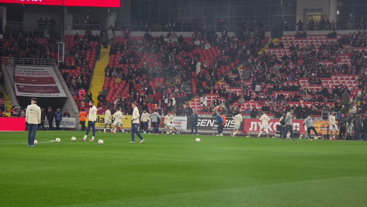 Разминка игроков ЦСКА