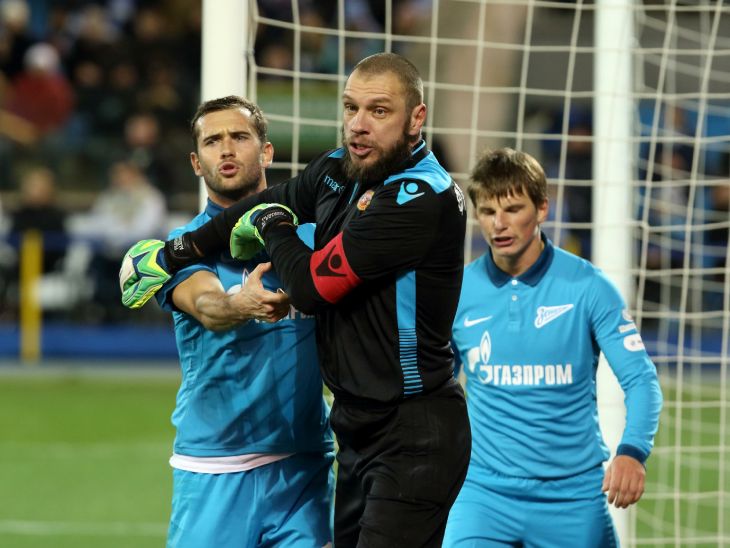 Александр Кержаков, Александр Филимонов и Андрей Аршавин 