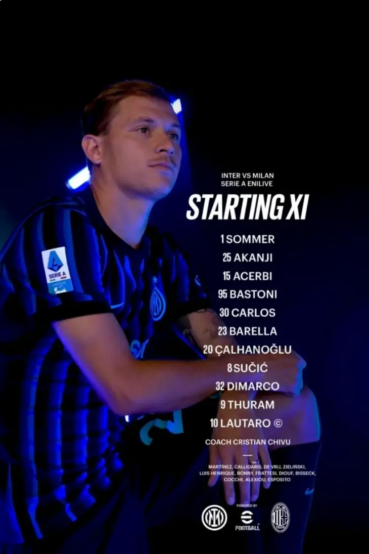 Стартовый состав «Интера»