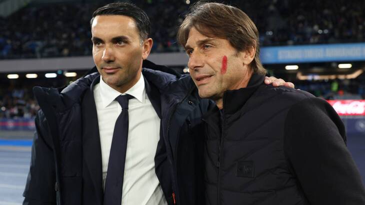 Раффаэле Палладино (слева) и Антонио Конте