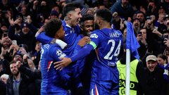 Игроки «Челси» празднуют гол