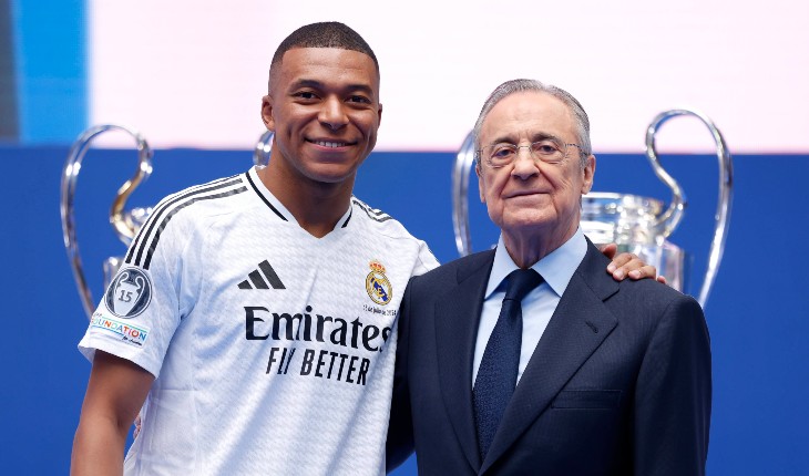 Килиан Мбаппе и Флорентино Перес