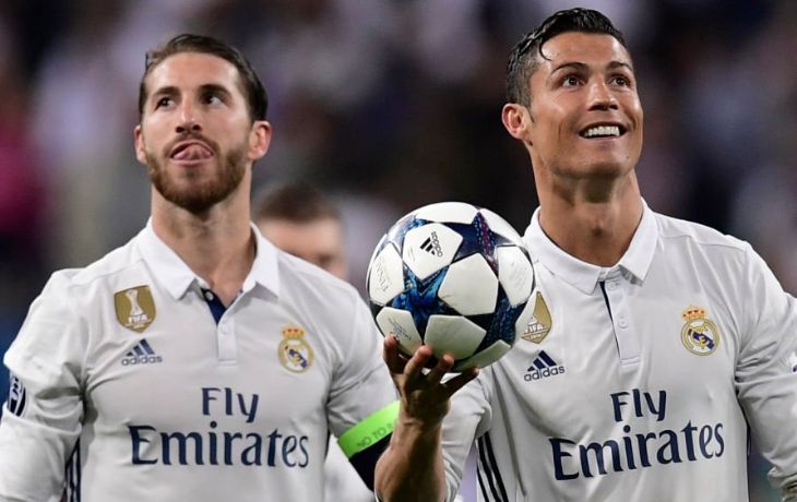 Серхио Рамос и Криштиану Роналду