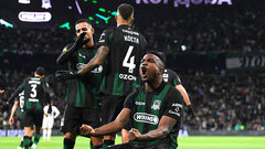 Игроки «Краснодара» празднуют гол