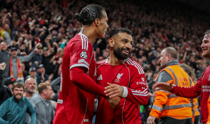 Вирджил ван Дейк и Мохаммед Салах