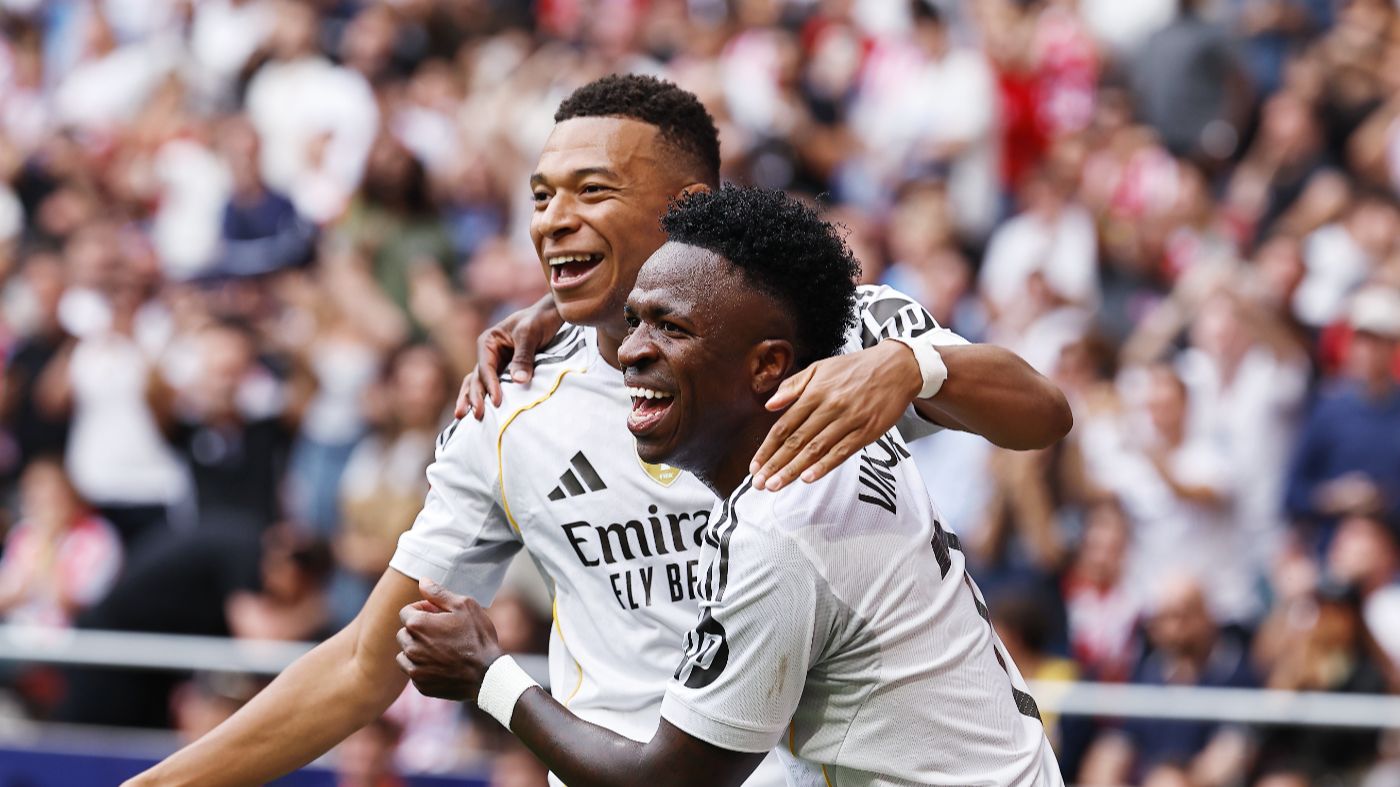 Килиан Мбаппе и Винисиус Жуниор