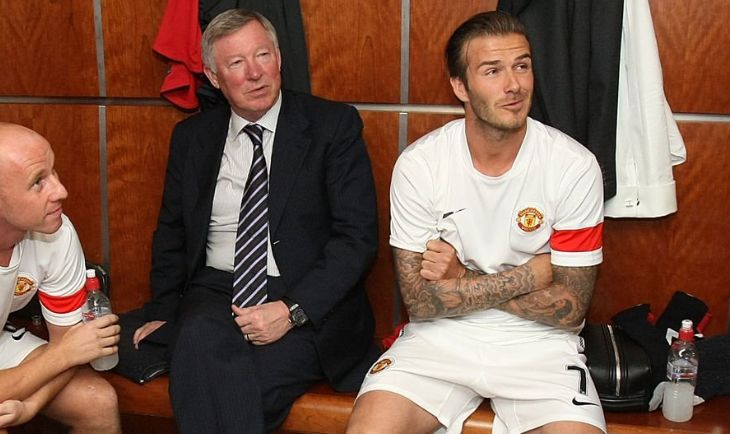 Алекс Фергюсон и Дэвид Бекхэм
