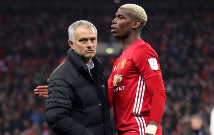Жозе Моуринью и Поль Погба