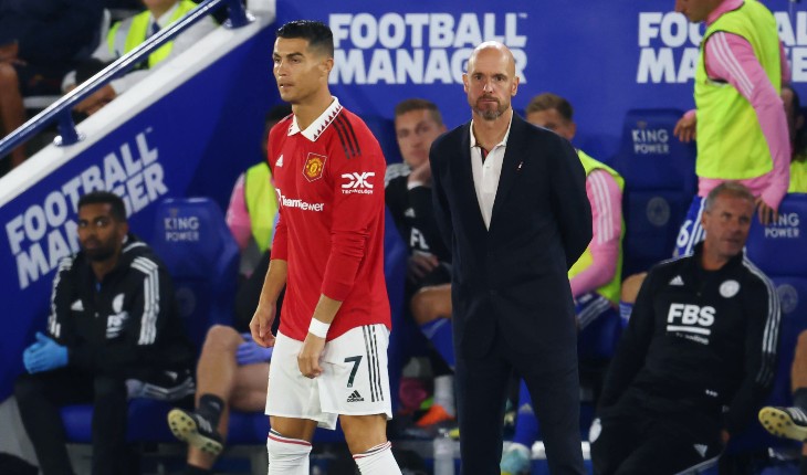 Криштиану Роналду и Эрик тен Хаг