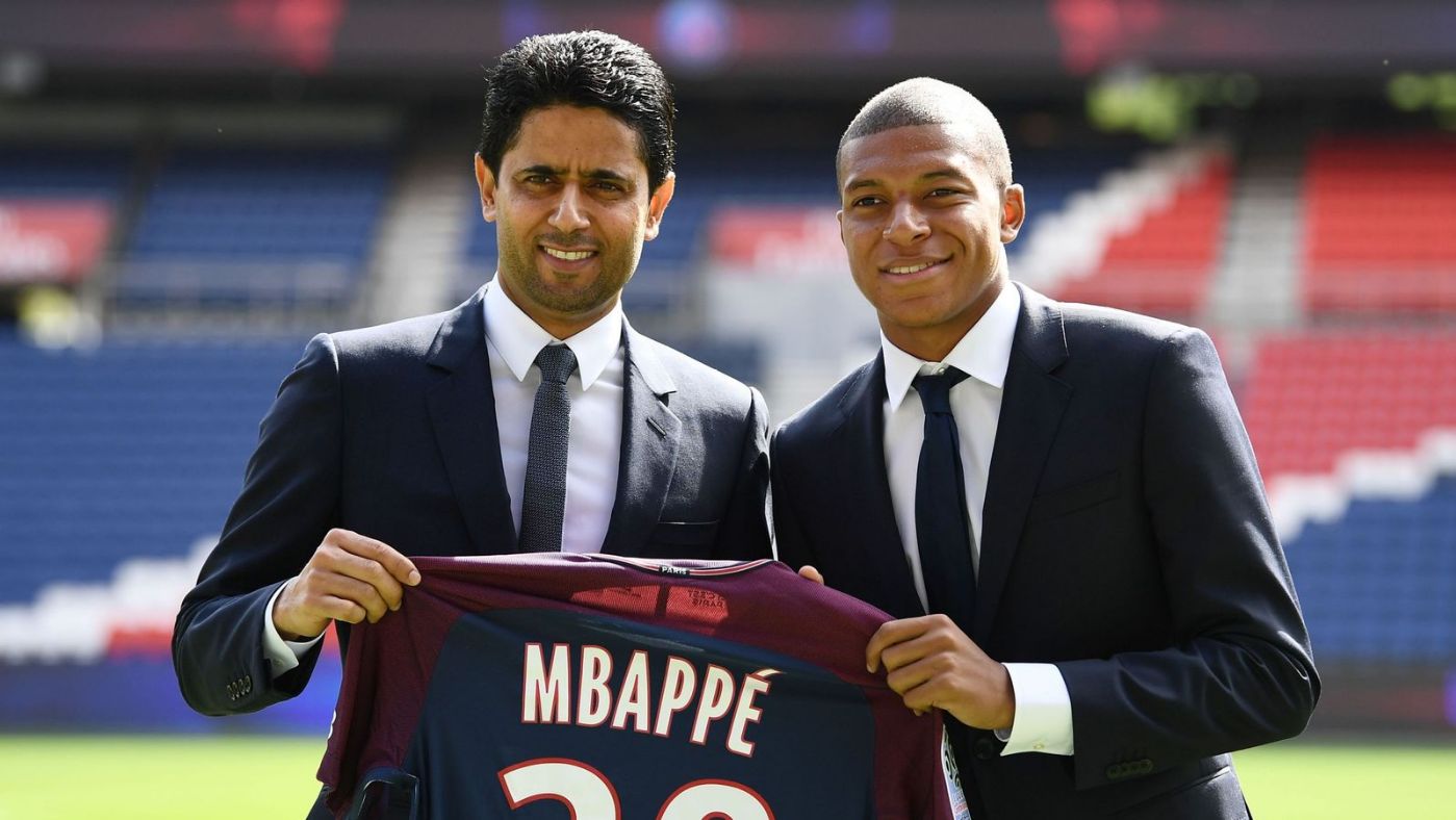 Нассер Аль-Хелаифи и Килиан Мбаппе
