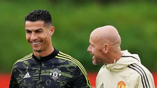 Криштиану Роналду и Эрик тен Хаг