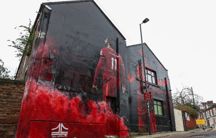 Мурал в честь Салаха