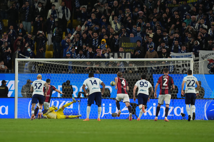 Гол Орсолини с пенальти