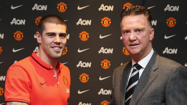 Виктор Вальдес и Луи ван Гал