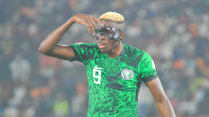 Виктор Осимхен — нападающий сборной Нигерии