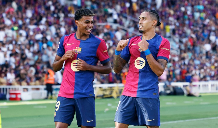 Ламин Ямаль и Рафинья