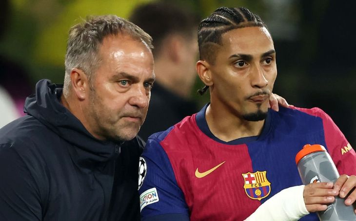 Ханс-Дитер Флик и Рафинья