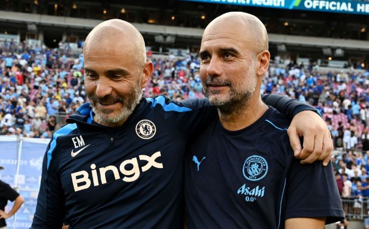 Энцо Мареска и Хосеп Гвардиола