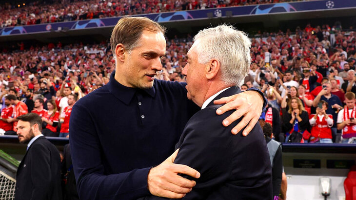 Томас Тухель и Карло Анчелотти