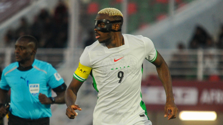 Виктор Осимхен — нападающий сборной Нигерии