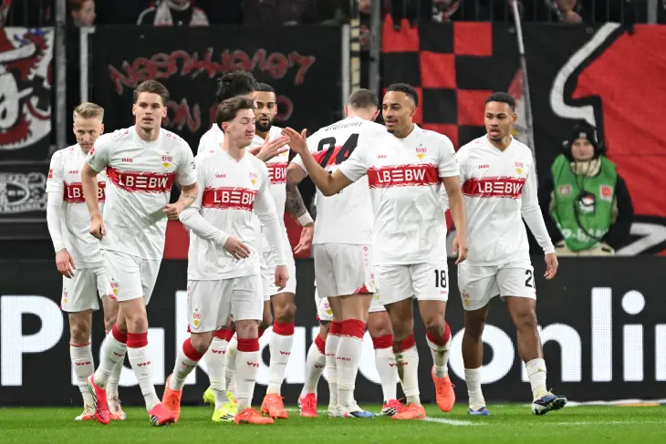 «Штутгарт» празднует гол