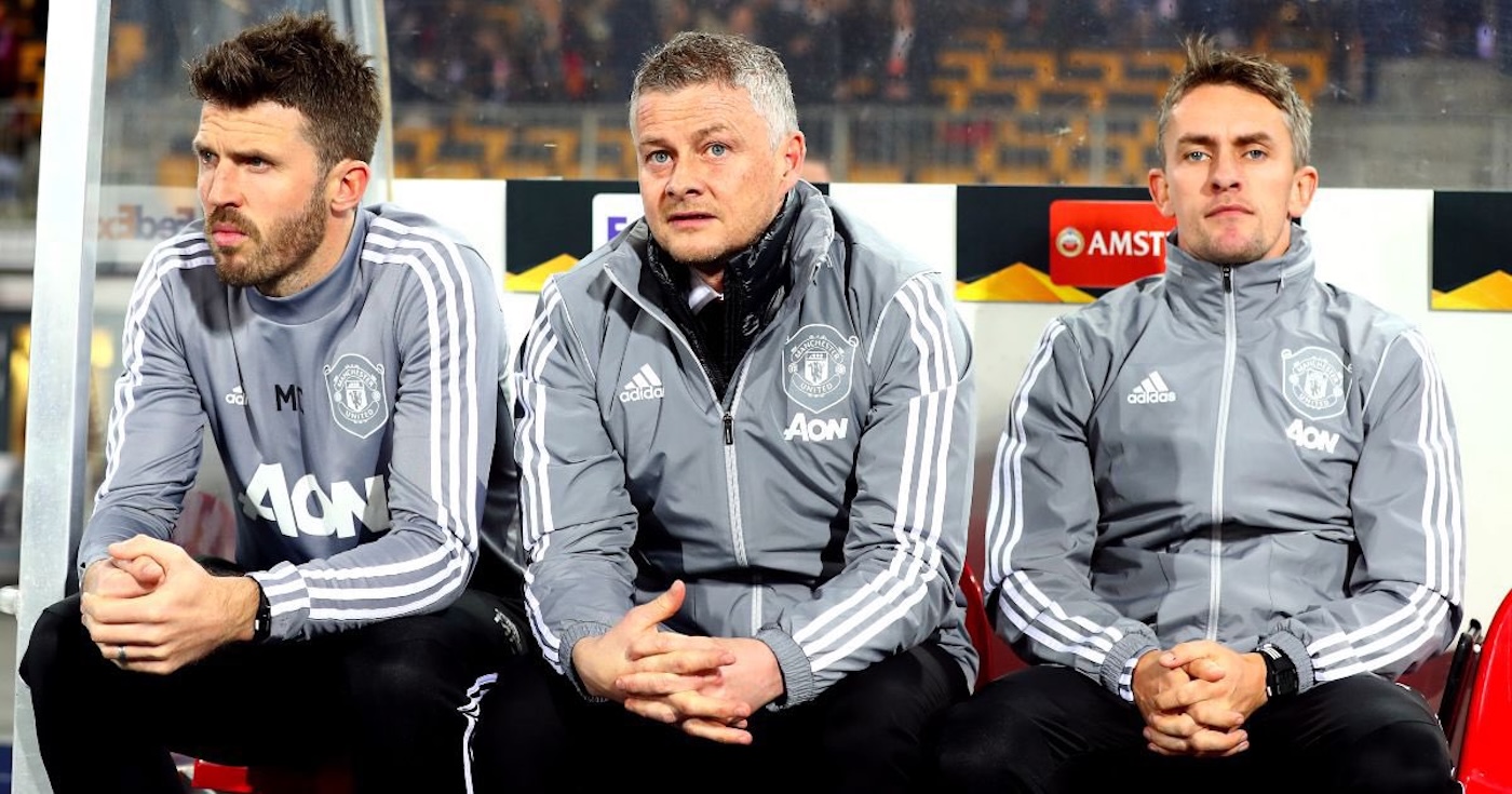 Майкл Каррик, Уле Гуннар Сульшер и Киран Маккенна