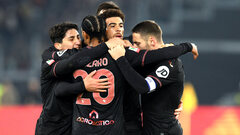 Игроки «Торино» празднуют гол