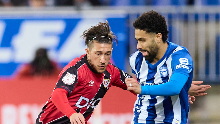 Фрагмент матча «Алавес» — «Райо Вальекано»