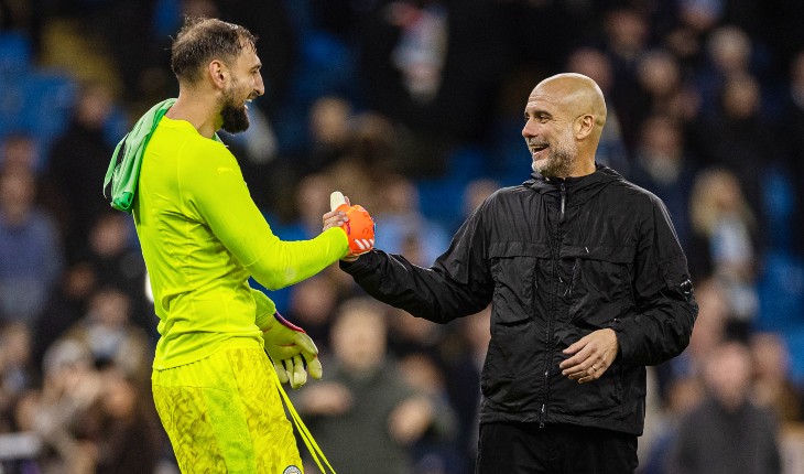 Джанлуиджи Доннарумма и Хосеп Гвардиола