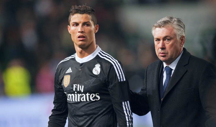 Криштиану Роналду и Карло Анчелотти