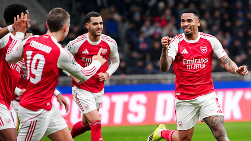 Игроки «Арсенала» празднуют гол