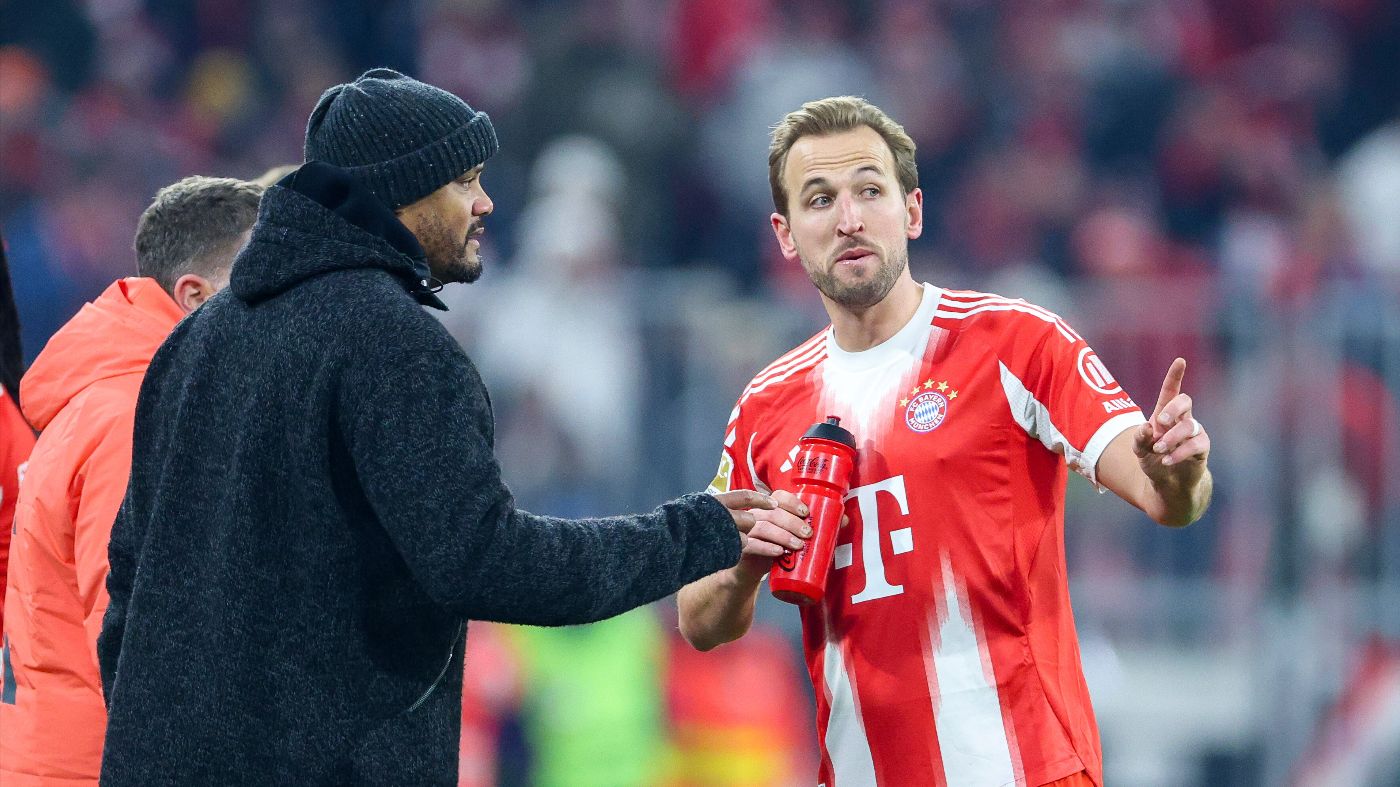 Венсан Компани и Гарри Кейн