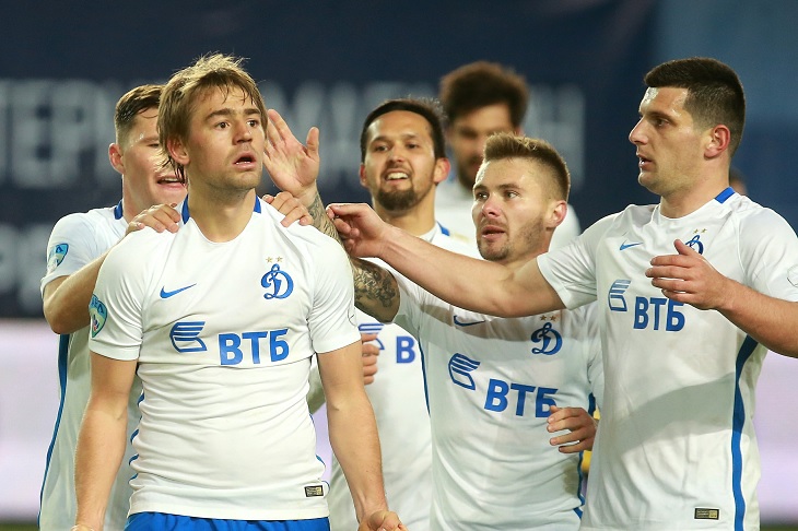 Кирилл Панченко и его партнёры по «Динамо»