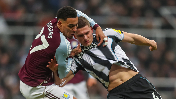 Фрагмент матча «Ньюкасл» — «Астон Вилла»