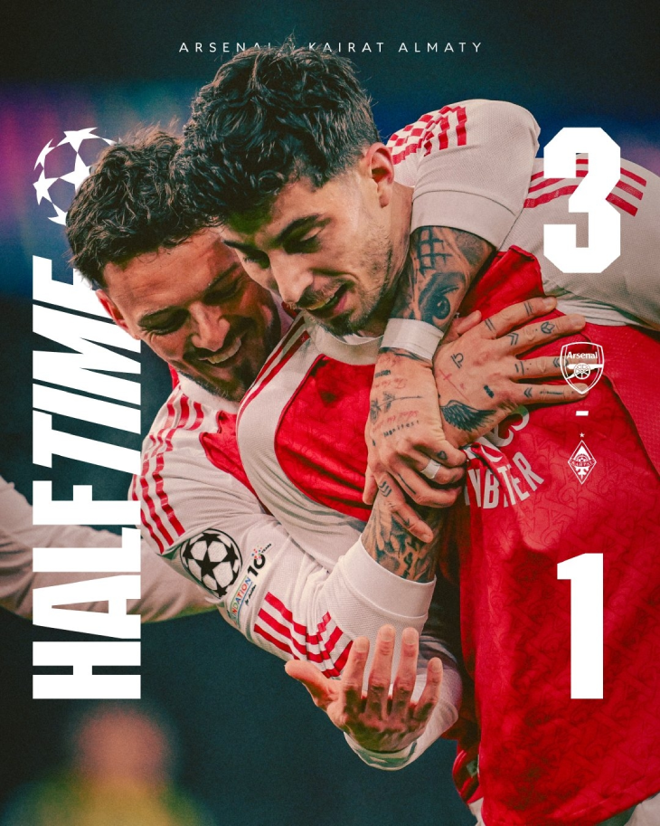 Итог первого тайма