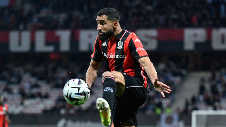 Фрагмент матча «Ницца» — «Брест»