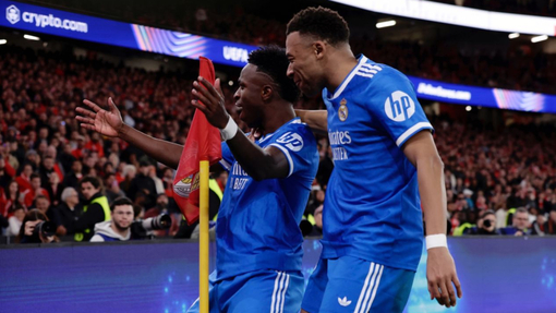 Винисиус Жуниор и Килиан Мбаппе 