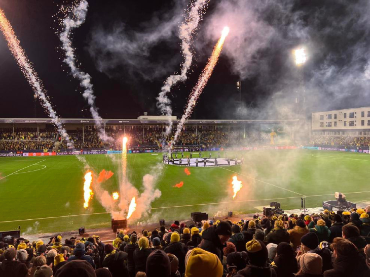 Стадион перед матчем «Будё-Глимт» и «Интера»