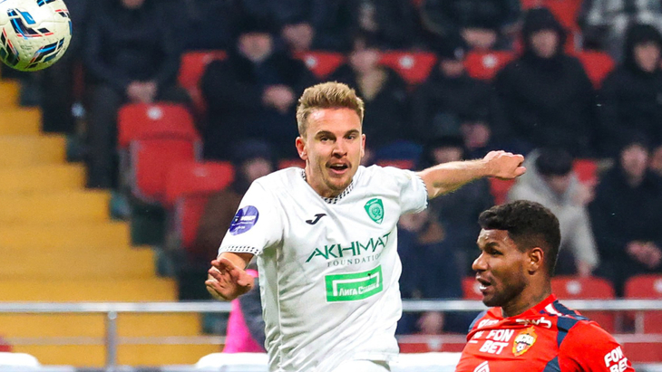 Фрагмент матча «Ахмат» — ЦСКА