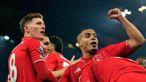 Игроки «Ноттингема» празднуют гол