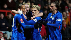 Игроки «Челси» празднуют гол